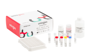 Uniogen's Ovarian Cancer Assay Kit with components